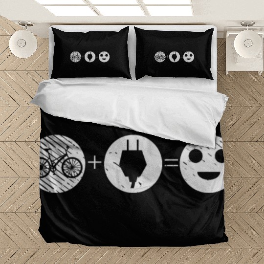 Electric Bike Cycling Bike Lover Enthusiast Bedding Sets