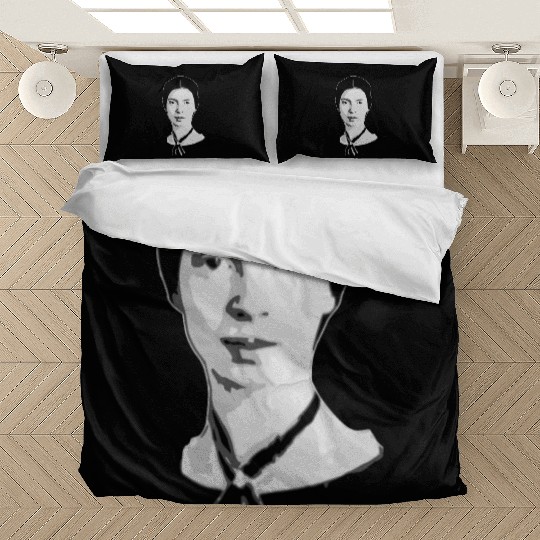 Emily Dickinson Black and White Bedding Sets