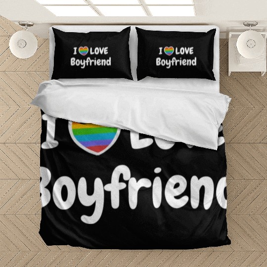 I Love My Gay Boyfriend LGBT hippie Bedding Sets