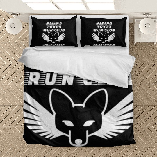 Flying Foxes Run Club Falls Church Bedding Sets