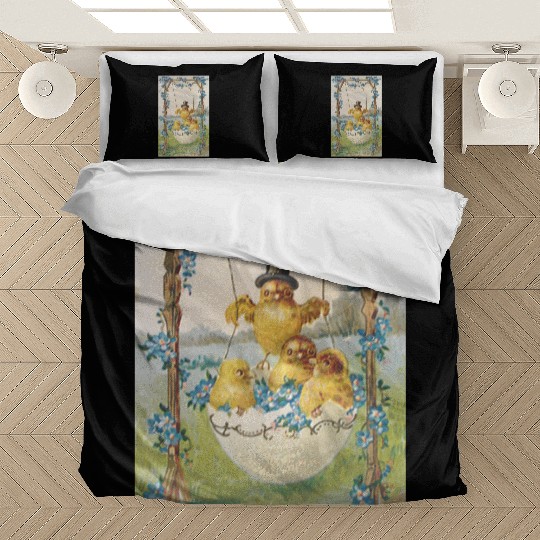 Vintage Easter Card Bedding Sets