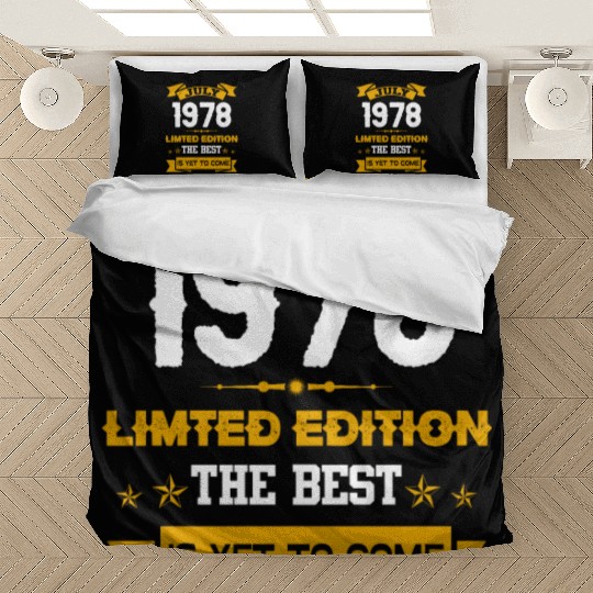 July 1978 Birthday Surprise Bedding Sets