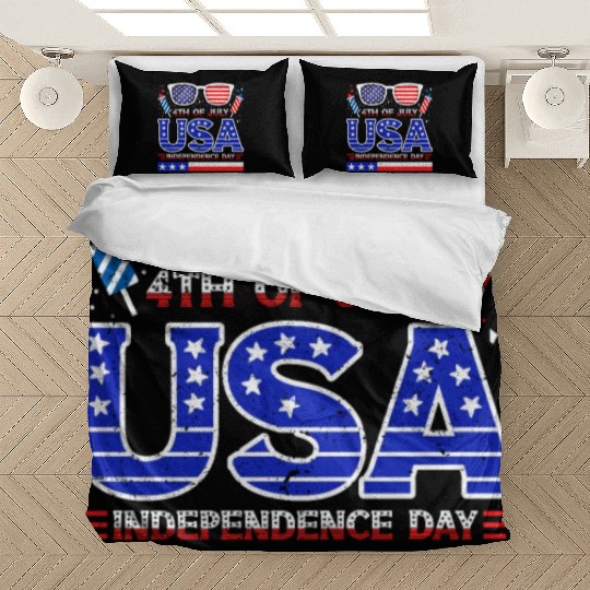 4th July USA Independence Day All American Pride Bedding Sets