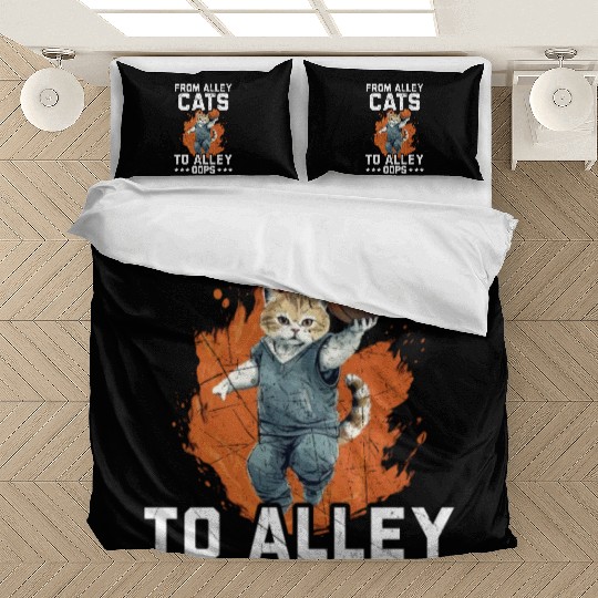 Basketball Cat Basketball Player I Love Basketball Bedding Sets