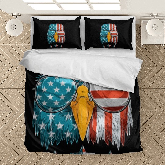 Patriots America Ealge Stars and Stripes US Pride Bedding Sets