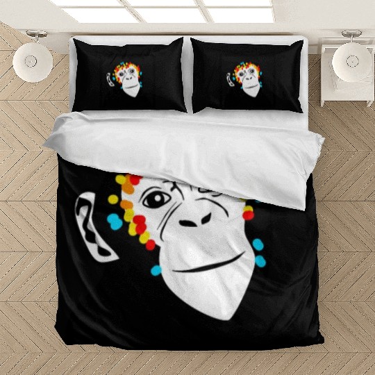 Monkey Face Monkey Monkey Bedding Sets