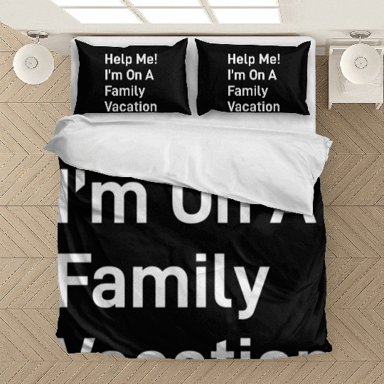 Help Me I M On A Family Vacation green Bedding Sets