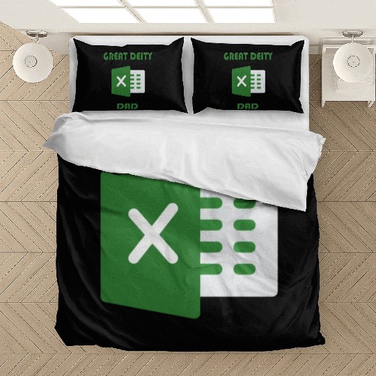Great deity excel dad Bedding Sets