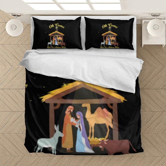 Let Us Adore Him - Advent Nativity Scene North Bedding Sets