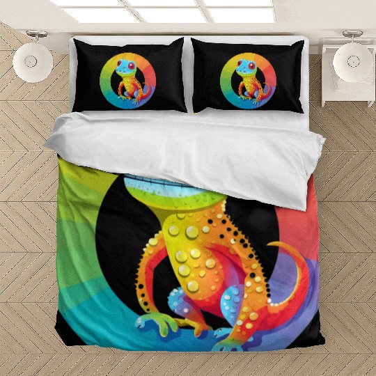 Gay Pride Gecko Bedding Sets
