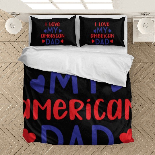 I Love My American Dad boy nature Bedding Sets