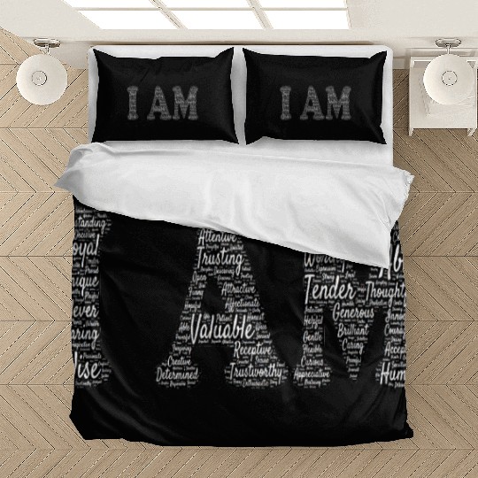 Affirmation Art - I Am Bedding Sets