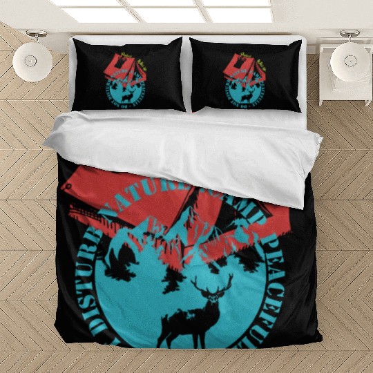 Camp Peacefully Do Not Disturb Nature Bedding Sets