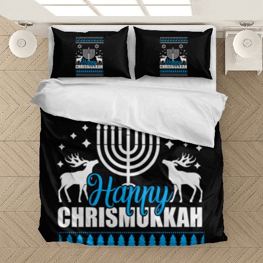 Happy Chrismukkah Ugly Style Bedding Sets
