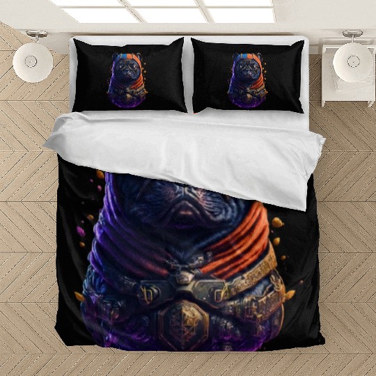 Adorable Frenchie Astronaut: Dog in a Space Suit Bedding Sets