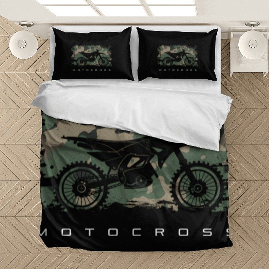 Motocross Dirt Bike Dirt Bike Motocross Bedding Sets