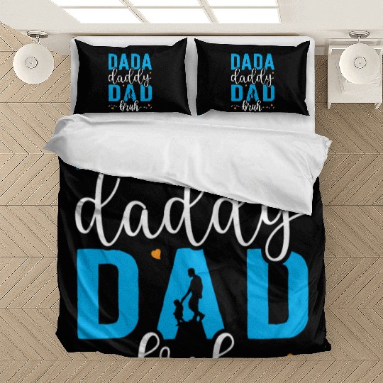Dada Daddy Dad Bruh Fathers Day Vintage Funny Bedding Sets