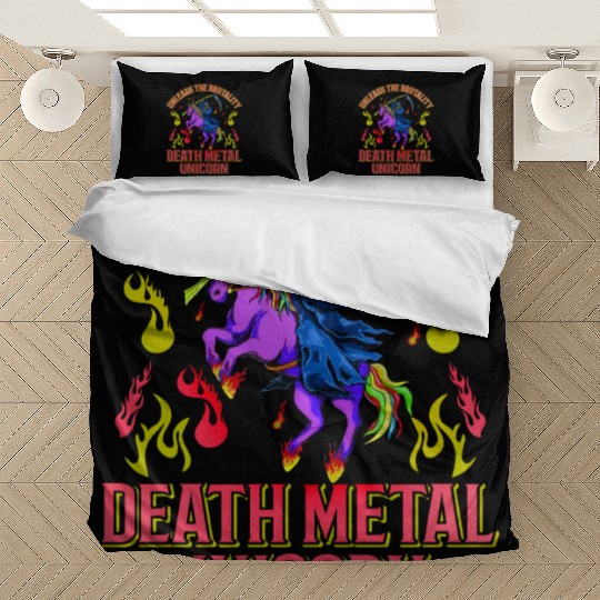 Goth Rock Satan Girl Woman Festivals Death Metal Bedding Sets