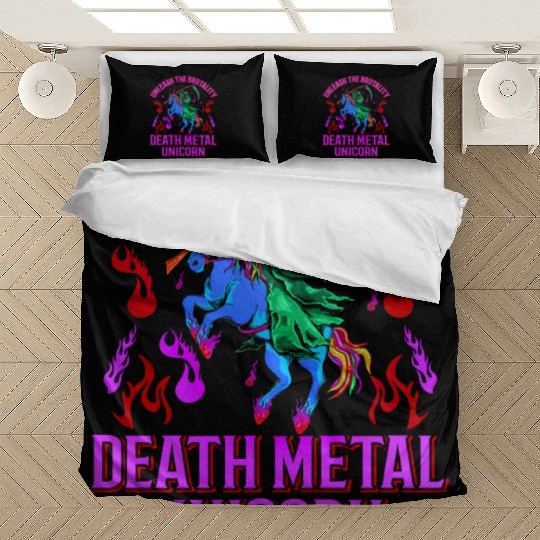 Goth Rock Satan Girl Woman Festivals Death Metal Bedding Sets