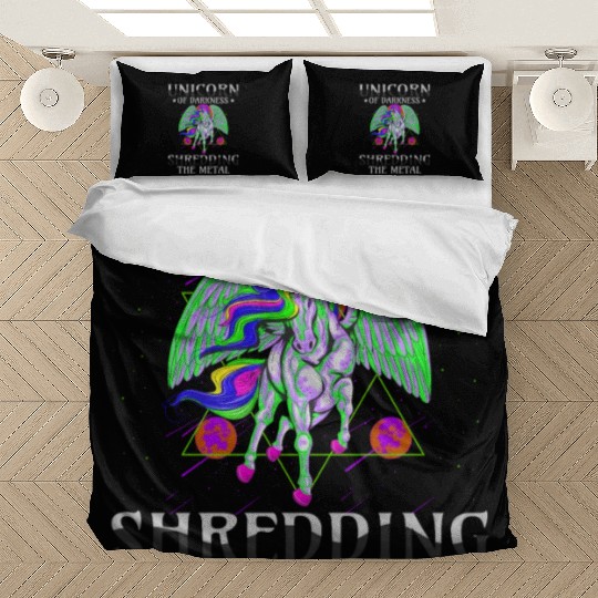 Goth Rock Satan Girl Woman Festivals Death Metal Bedding Sets