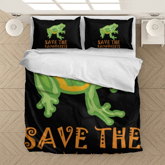 Save The Rainforests Tree Frog Bedding Sets