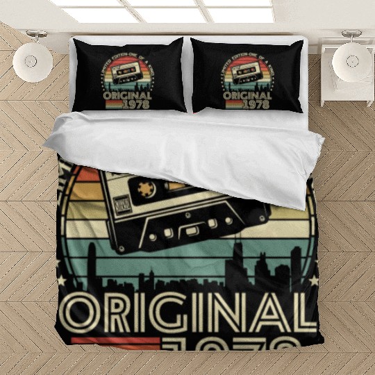 Vintage 1978 Birthday Gift Bedding Sets