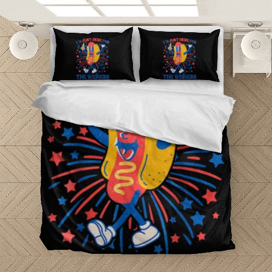 I'm Just Here For The Wieners Bedding Sets