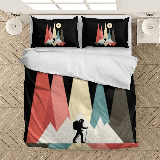 Backpacking Hiking Outdoor Wilderness Mountains Mo Bedding Sets