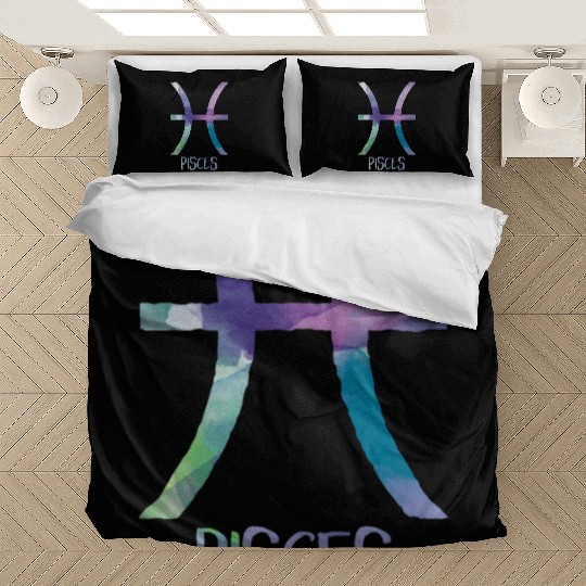 Pisces Zodiac Symbol Astrology Fish Water Sign Bedding Sets