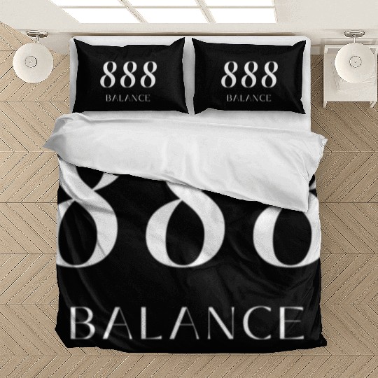 888 Balance Angel Number Inspirational Quote Bedding Sets