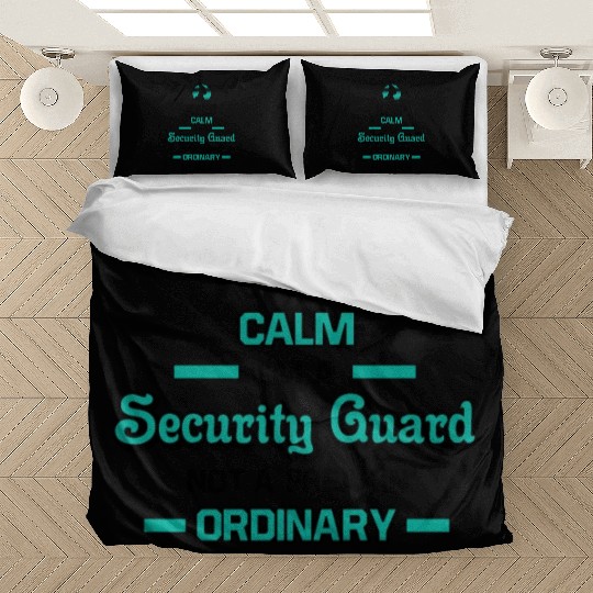 Keep Calm Im A Security Guard Bedding Sets