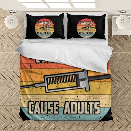 Vaccines Cause Science Geek Nerd Stem Bedding Sets