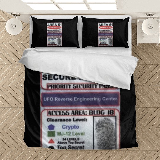 Area 51 Reverse Engineering Pass Bedding Sets