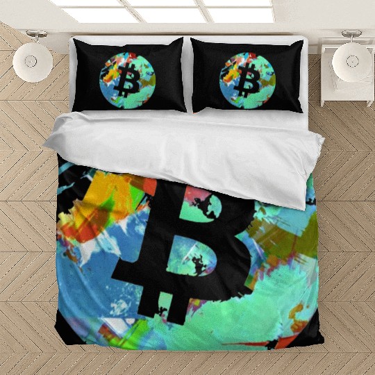 Bitcoin Coin-Crypto Circle Bedding Sets