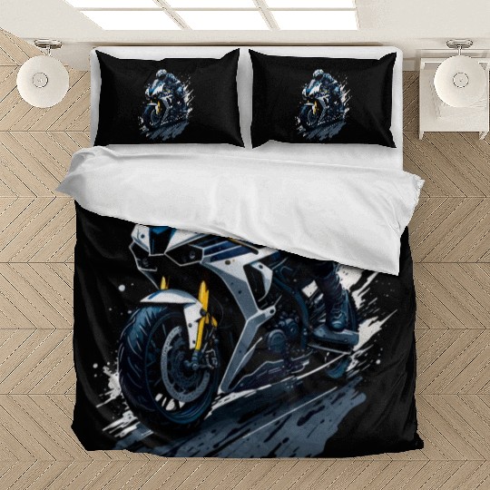 Sport Motorcycle Racing Bedding Sets