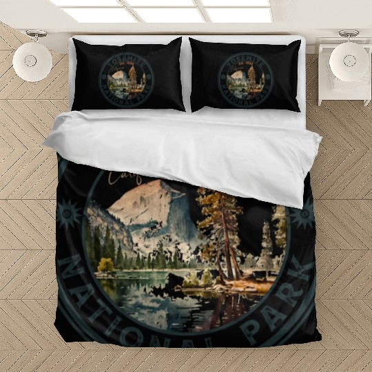 Yosemite National Park Vintage Style Half Dome Bedding Sets