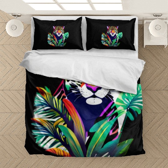 Jaguar in the Tropics Bedding Sets
