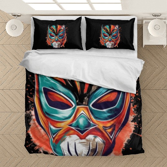 Lucha Libre Mexican Wrestling Mask Luchador Bedding Sets