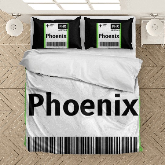 airplane ticket phoenix Bedding Sets