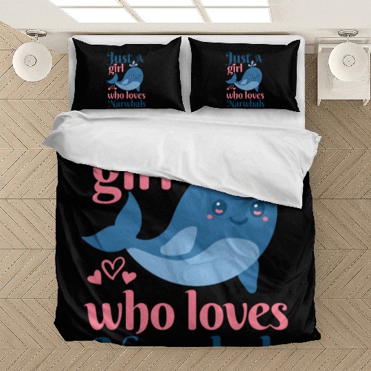 Narwhal Narwhal Lover red Bedding Sets