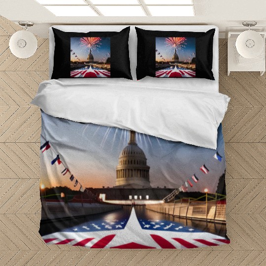 Independence Day, U.S.A., celebration, party, year Bedding Sets