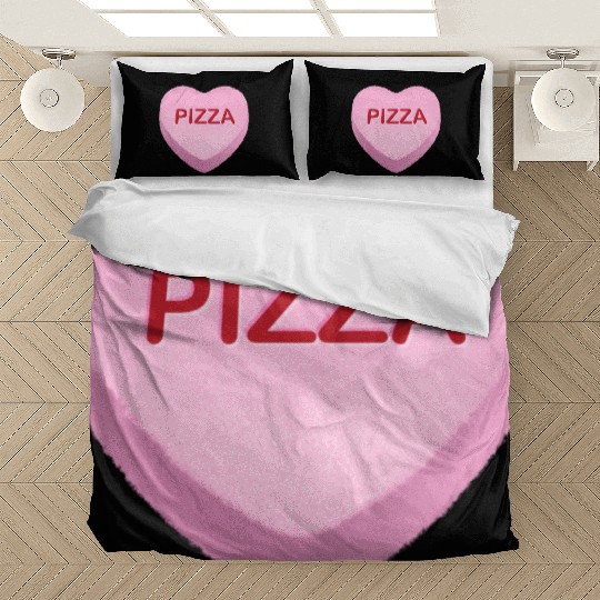 Pizza Candy Heart Bedding Sets