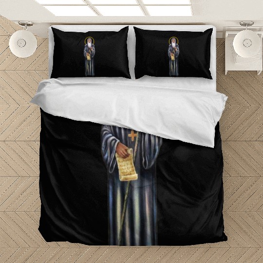 St. Moses the black. Martyr of Coptic church. Bedding Sets