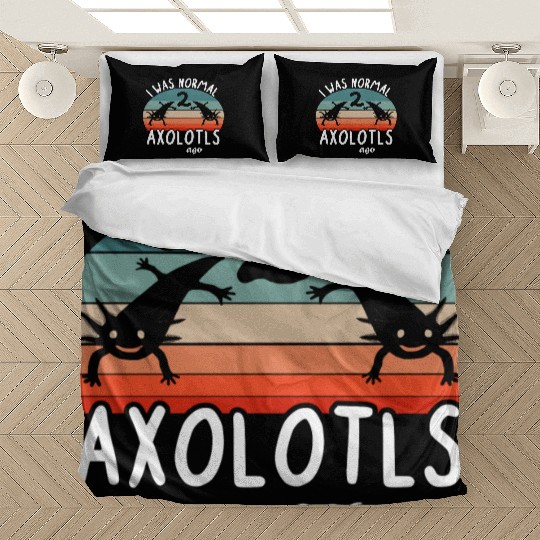 Normal Axolotl People Love Kids Design Animal Bedding Sets