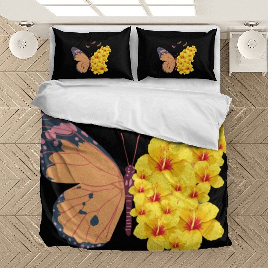 Butterfly with a Hibiscus Wing Bedding Sets