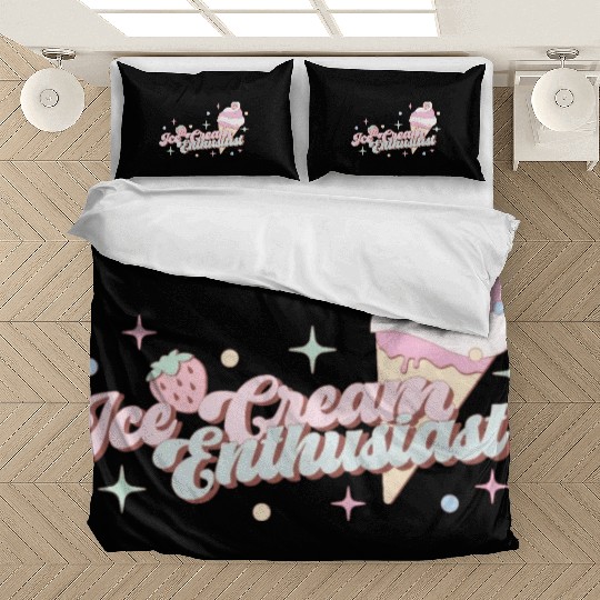 Ice Cream Enthusiast, Happy Summer Holiday Bedding Sets