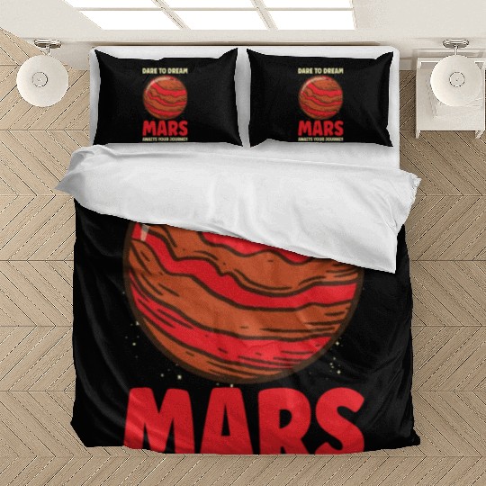 Mars Explore Astronaut Astronomy Solar System Bedding Sets