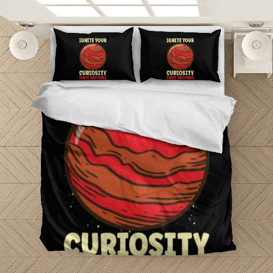 Mars Explore Astronaut Astronomy Solar System Bedding Sets