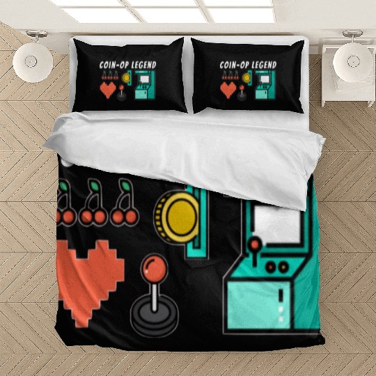 Coin Op Legend Arcade Gaming 80s Retro Gamer Bedding Sets