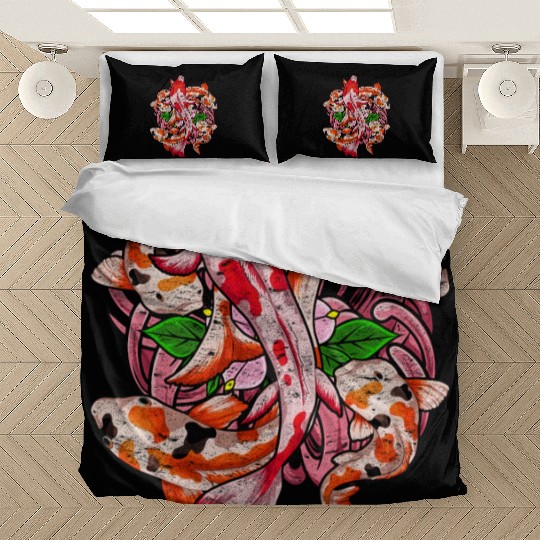 Nishikigoi Koi fish farm gift Koi carp Bedding Sets